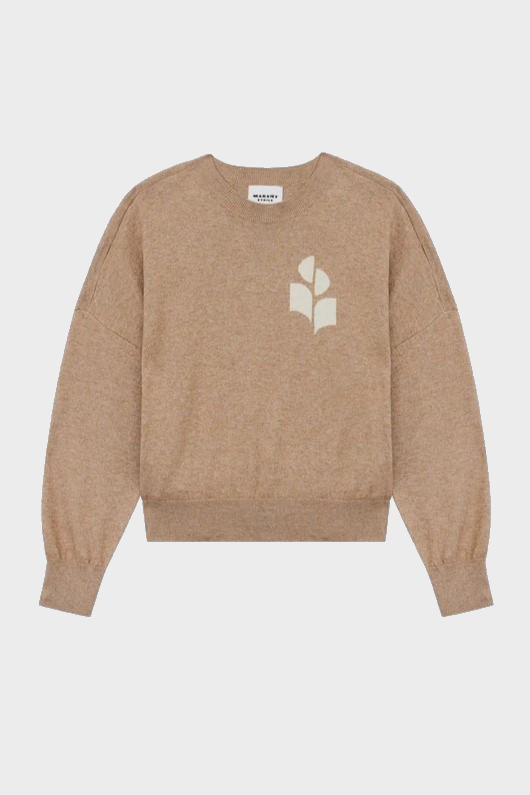 ISABEL MARANT ÉTOILE Marisans Knit Pullover in Camel