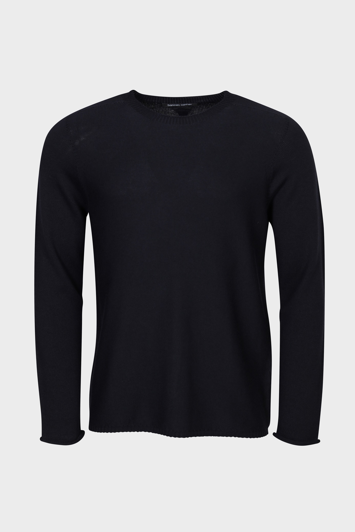 HANNES ROETHER Knit Pullover in Navy