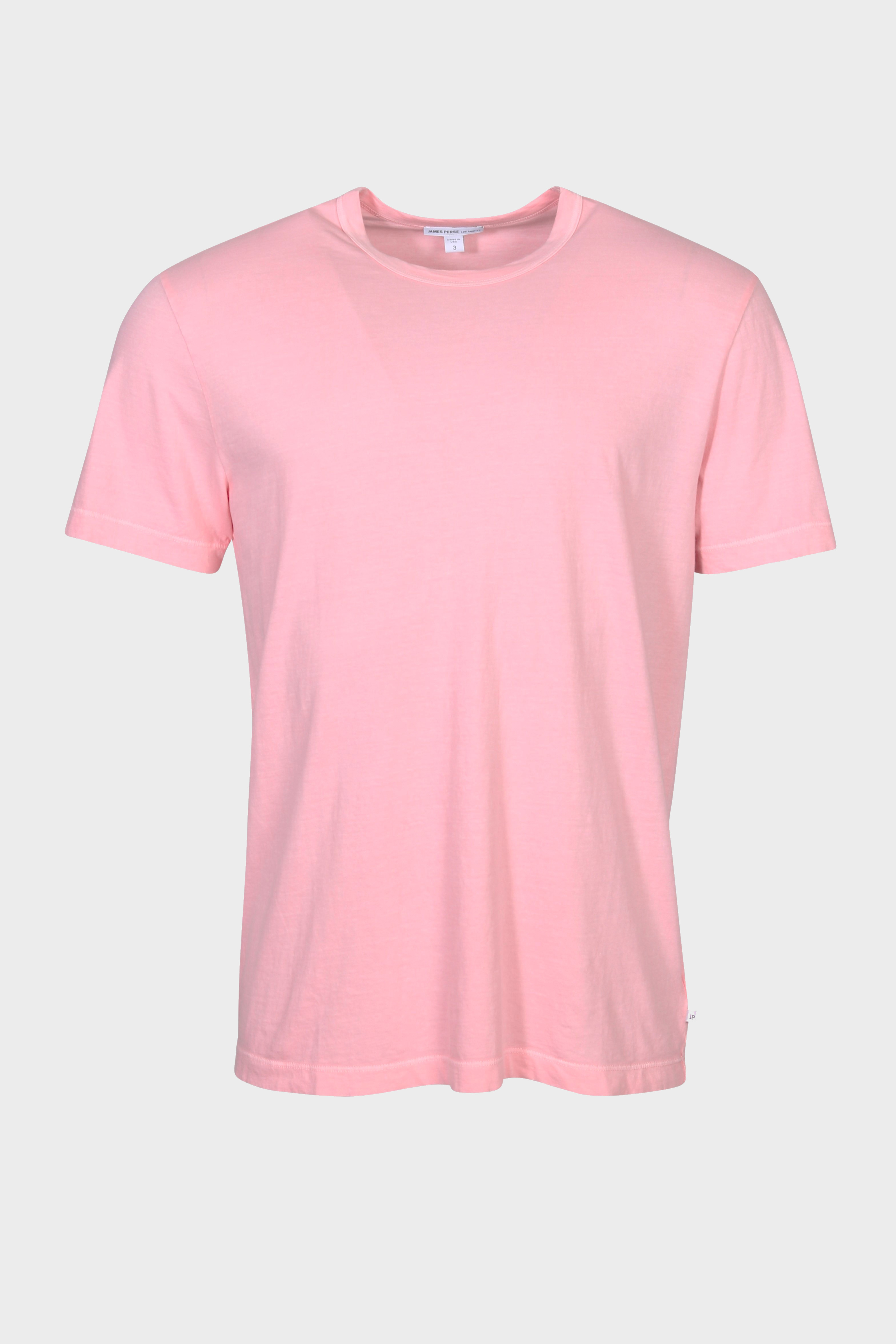 JAMES PERSE Crewneck T-Shirt in Washed Pink