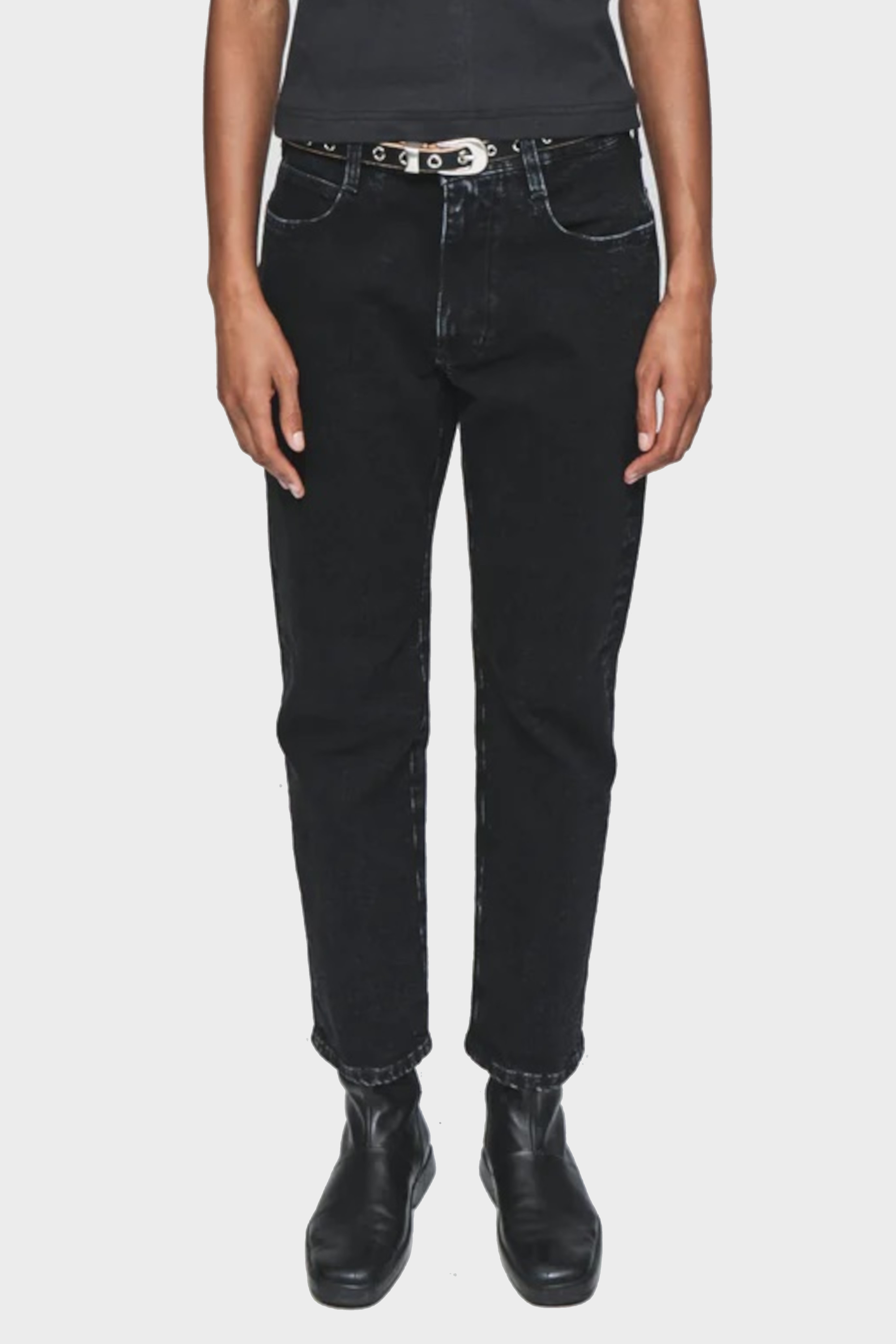 6397 Jeans Paris in Coal Black