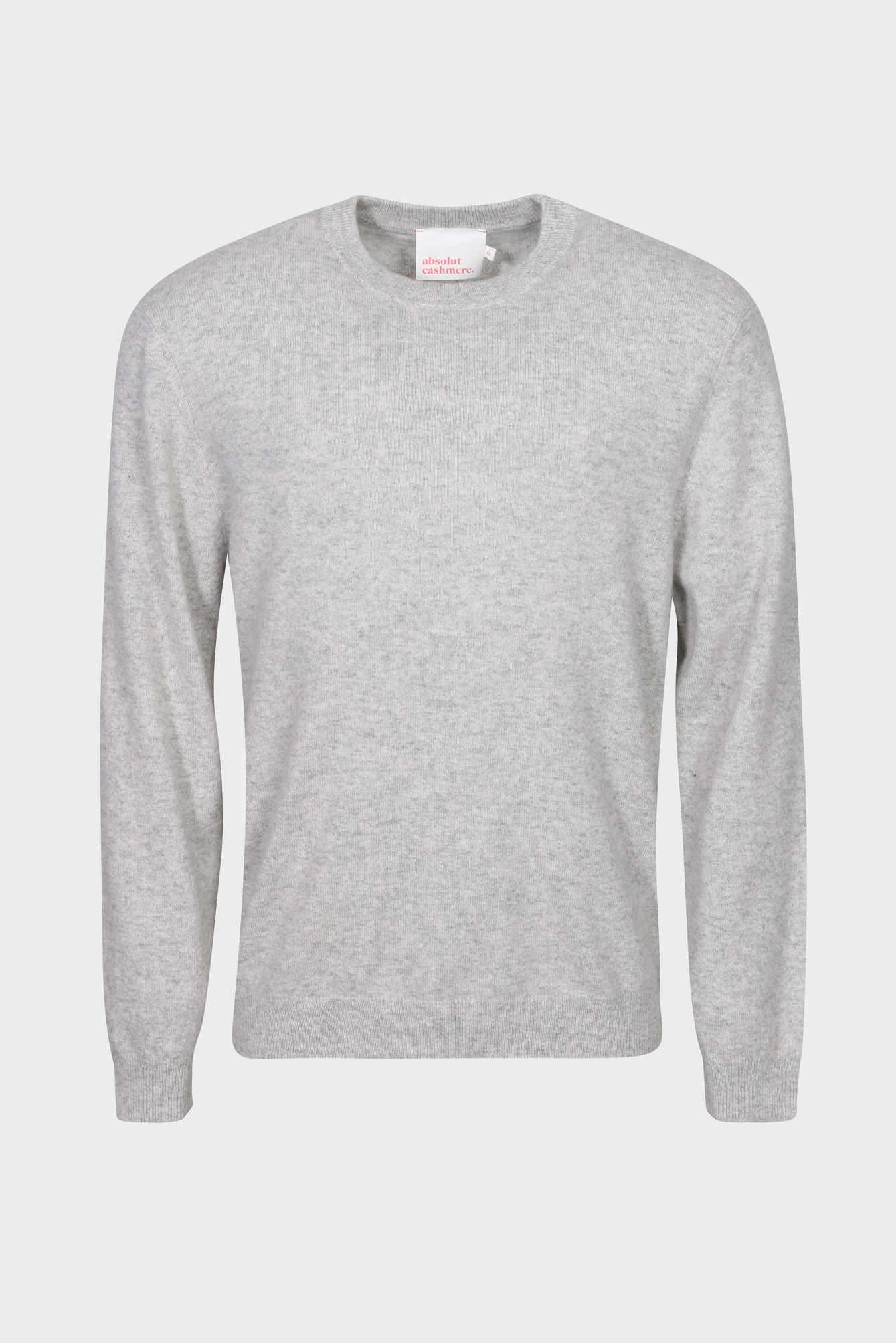 ABSOLUT CASHMERE Sweater Tracer in Light Grey Melange