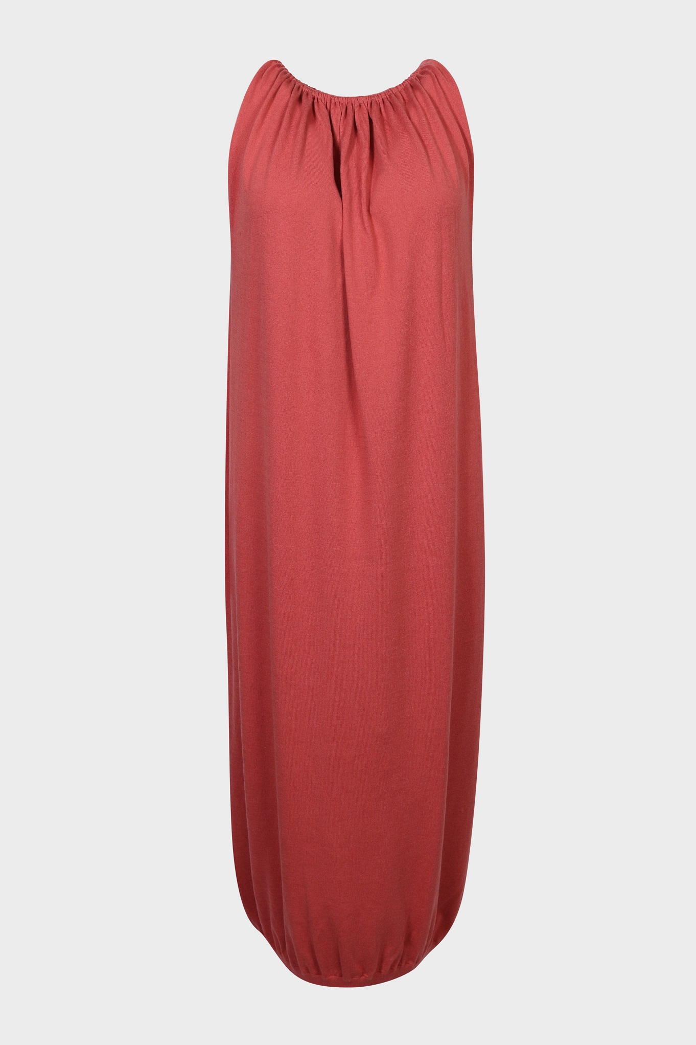 FRENCKENBERGER Long Drape Dress in Old Pink