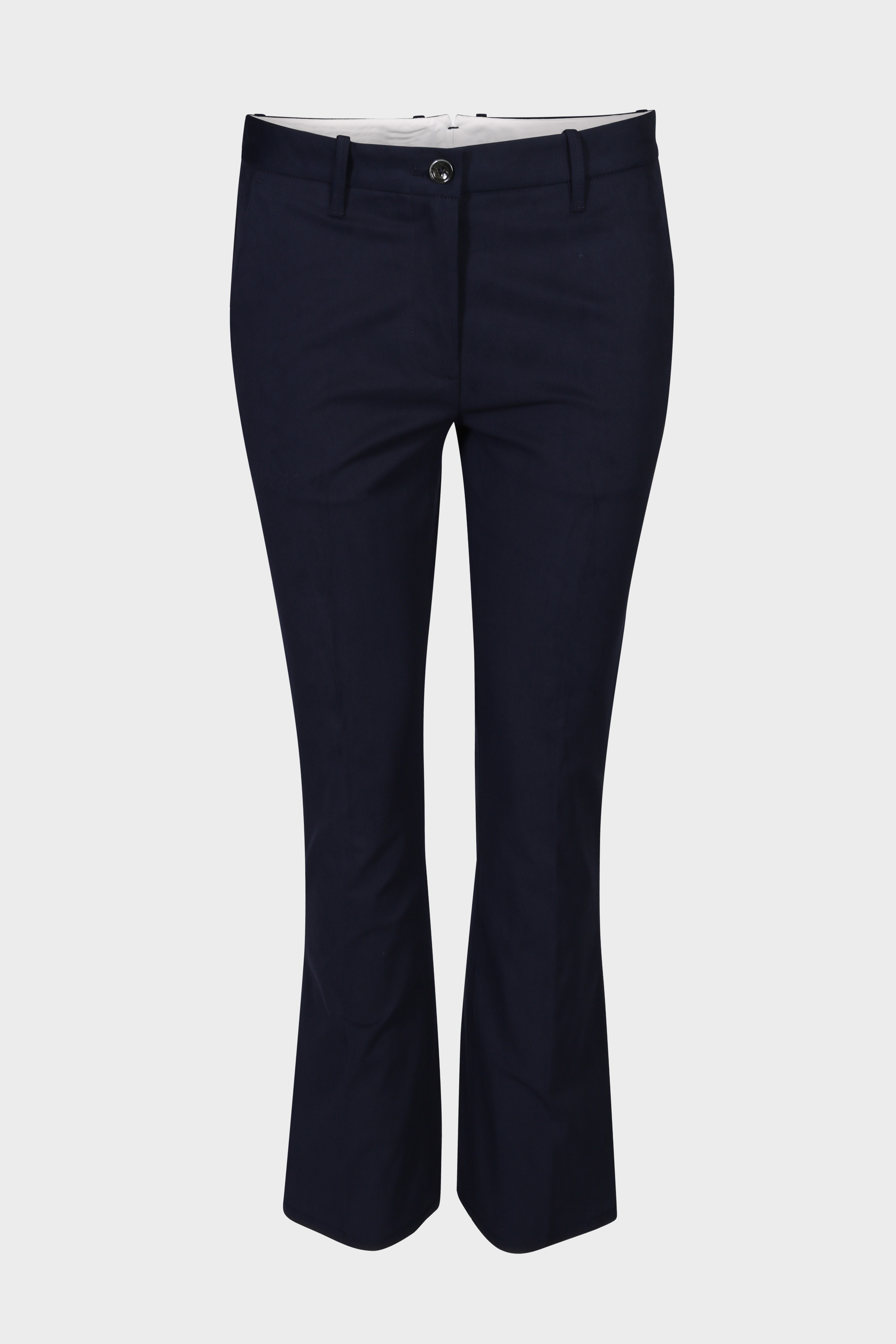 NINE:INTHE:MORNING Rome Trumpet Pant in Blue Navy