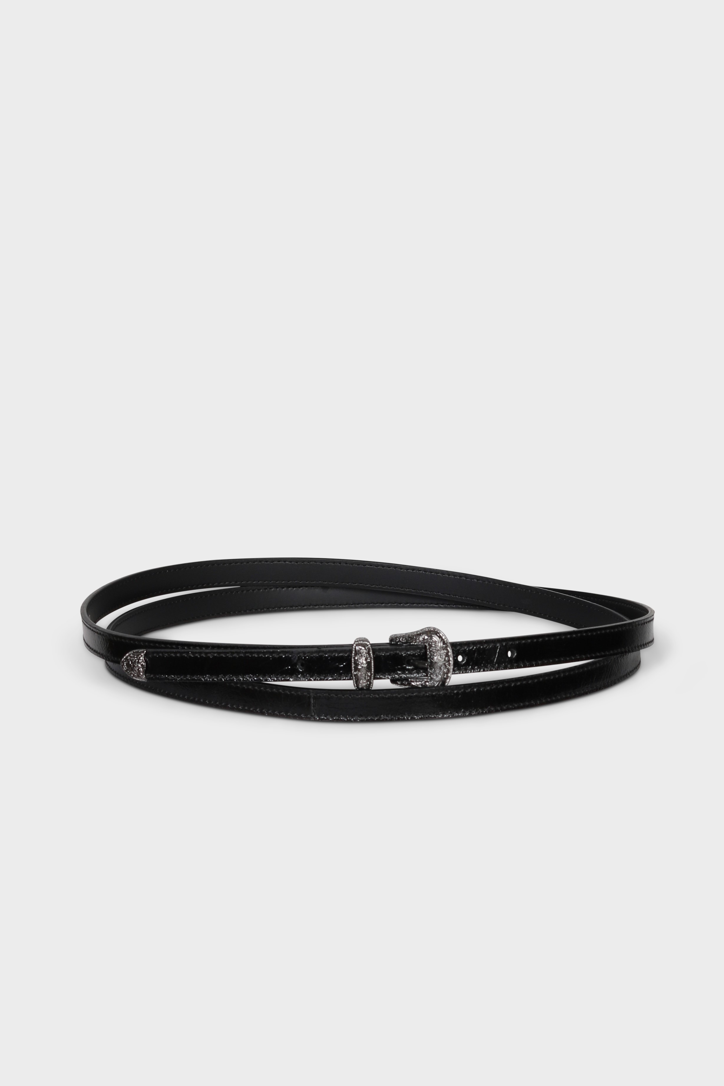 GOLDEN GOOSE Belt New Tex in Black