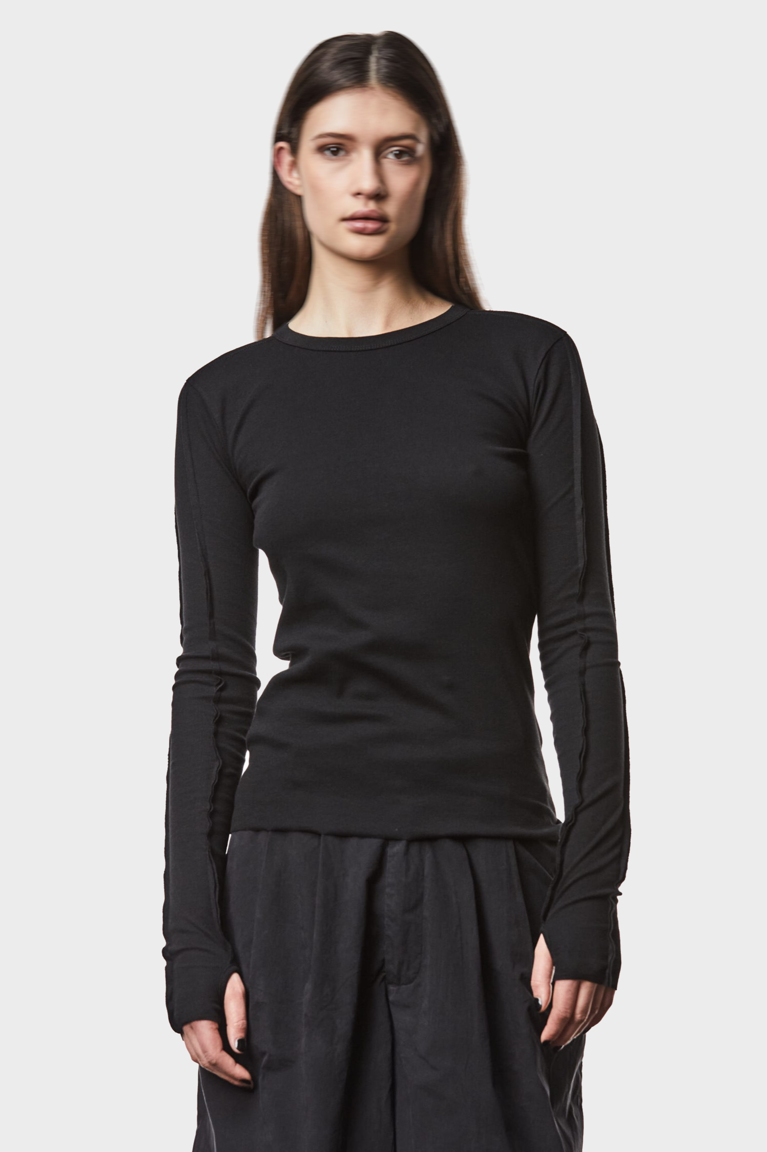 THOM KROM Longsleeve in Black