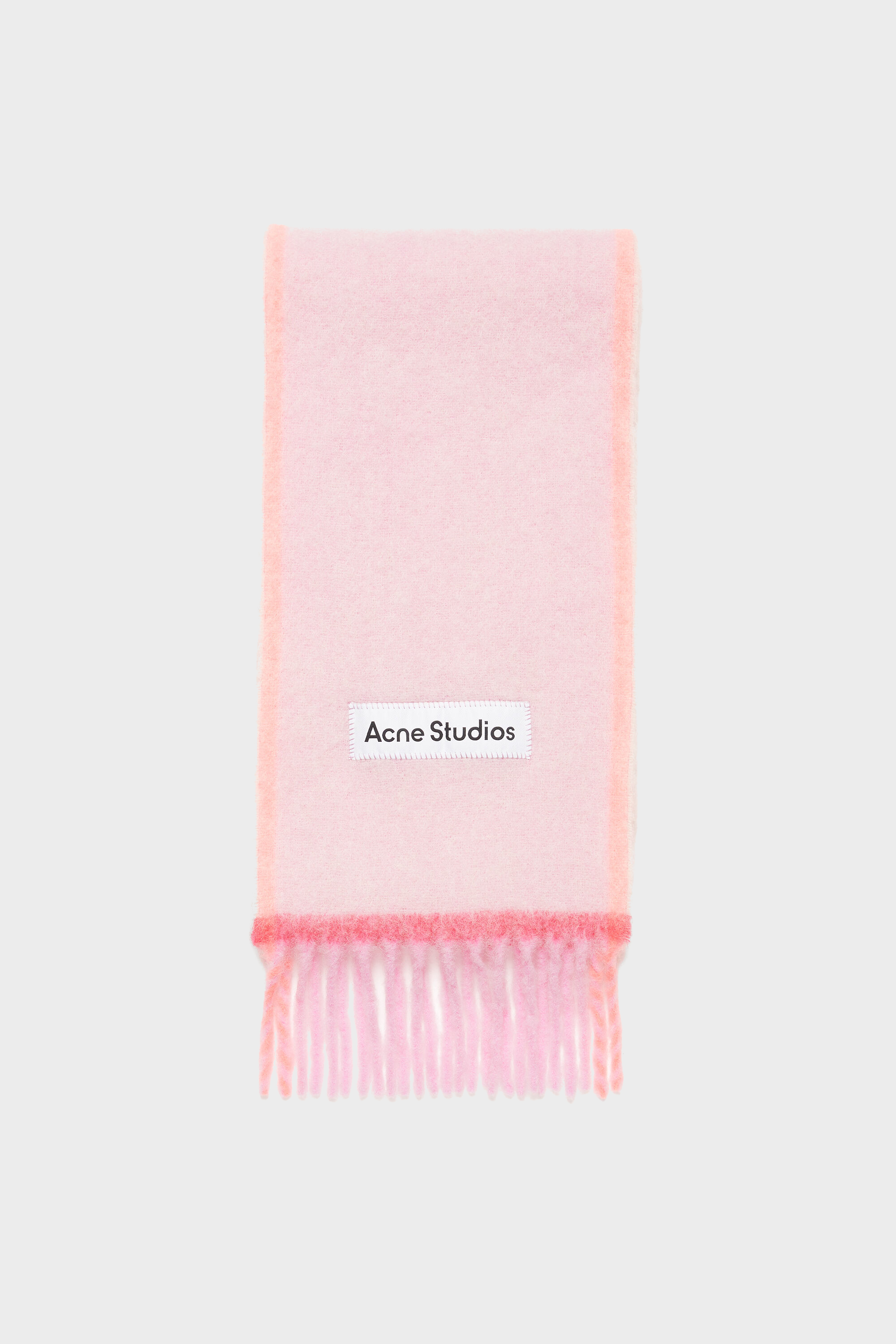 ACNE STUDIOS Fluffy Mohair Scarf in Pink