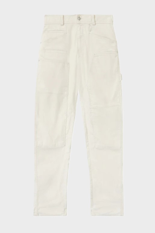 ISABEL MARANT ÉTOILE Lois Corduroy Pant in Ecru