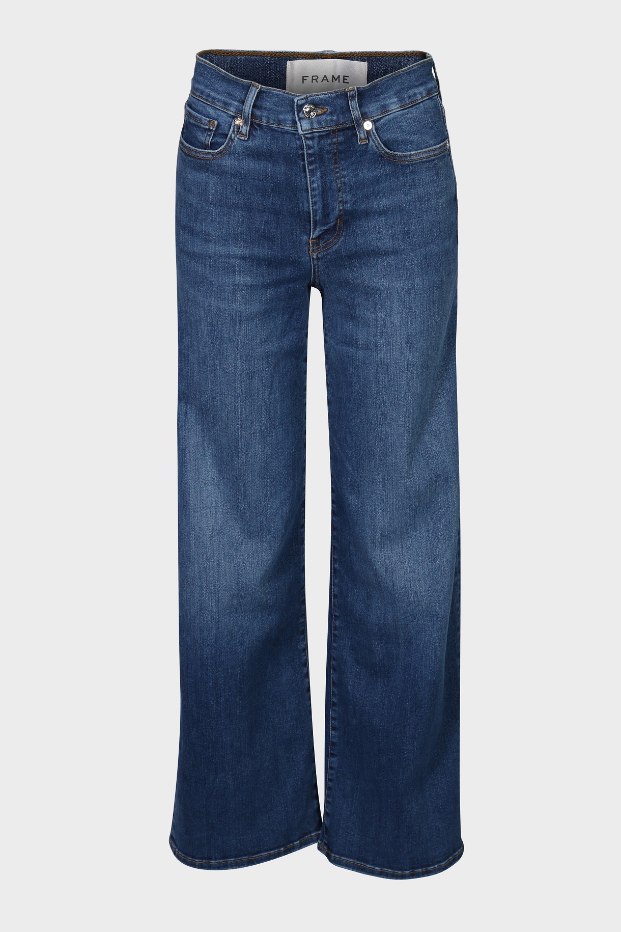 FRAME Slim Palazzo Jeans in Skywalk