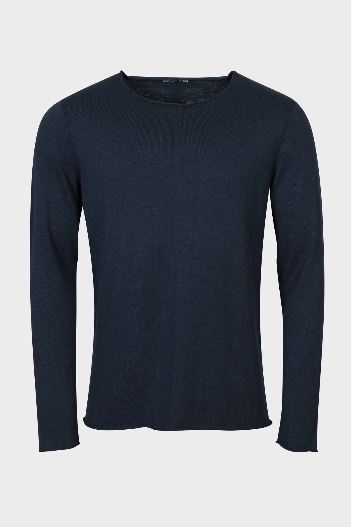 HANNES ROETHER Summer Knit Pullover in Navy