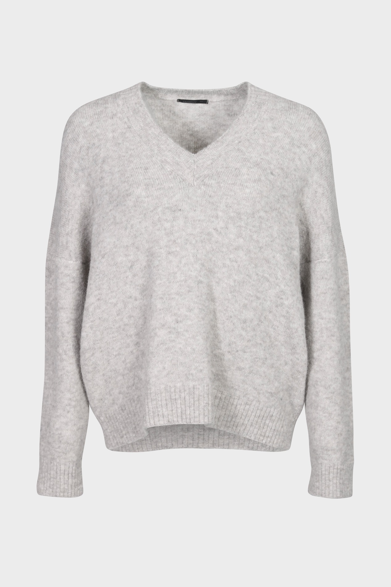 TRANSIT PAR SUCH Pullover in Light Grey Melange