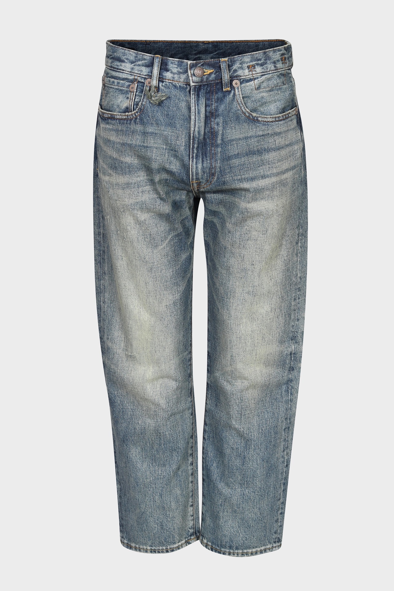 R13 Boyfriend Jeans in Clinton Blue