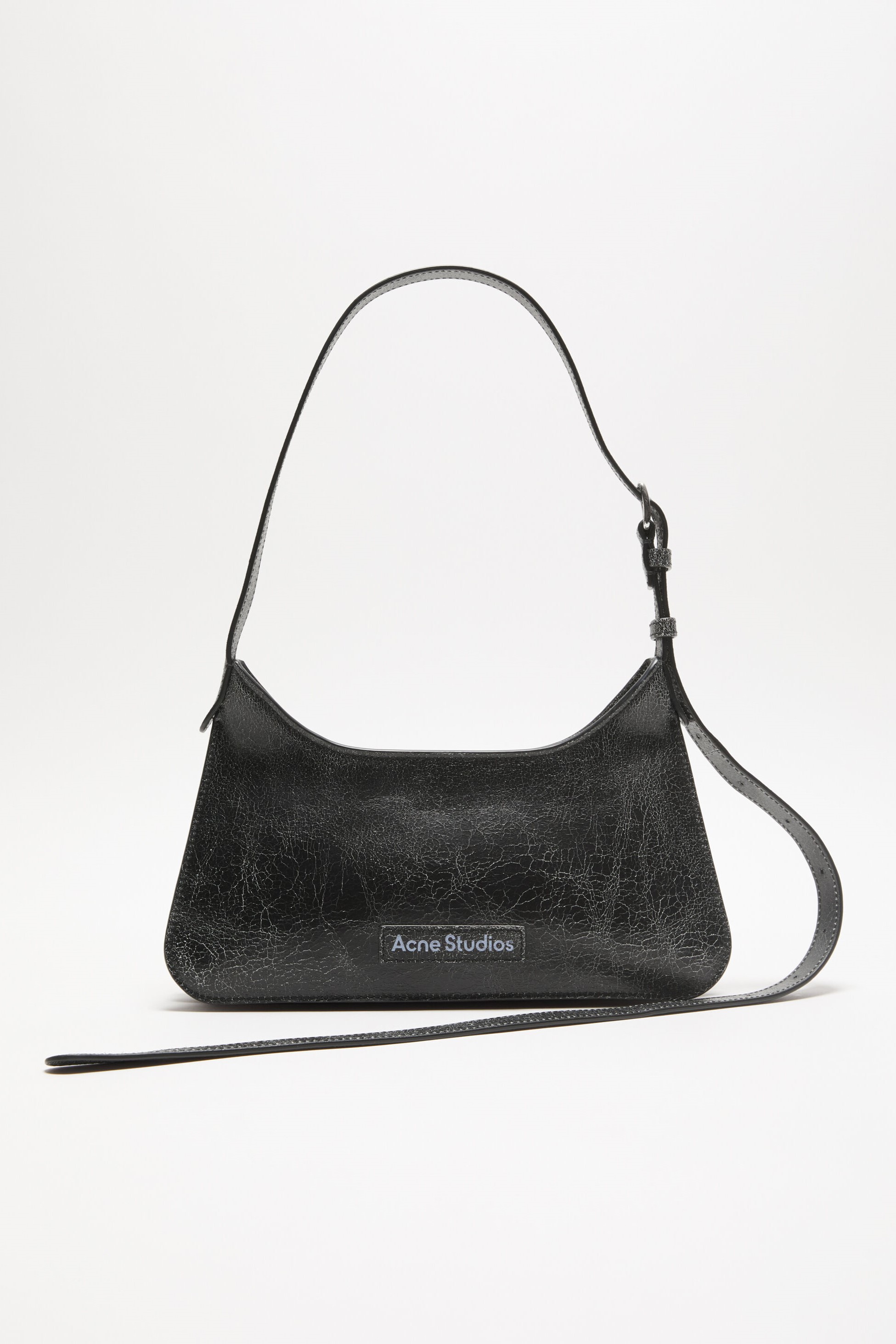 ACNE STUDIOS Flat Mini Shoulder Bag in Black