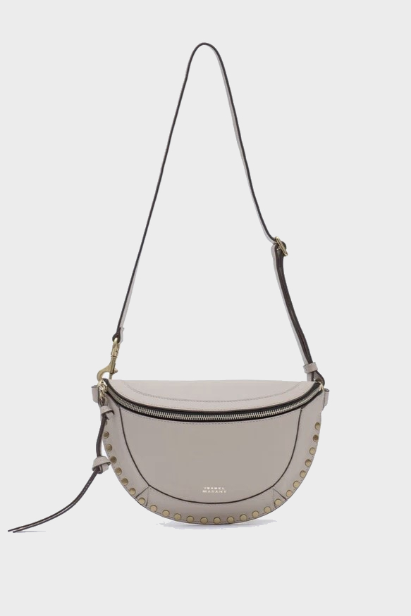 ISABEL MARANT Skano Fannypack in Taupe with Studs