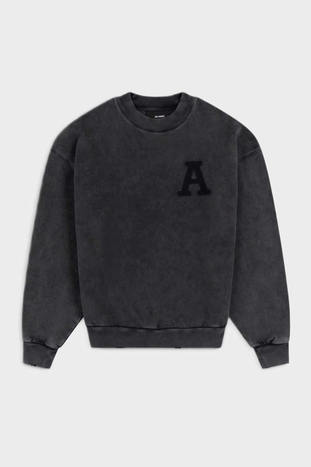 AXEL ARIGATO State Sweatshirt in Washed Black