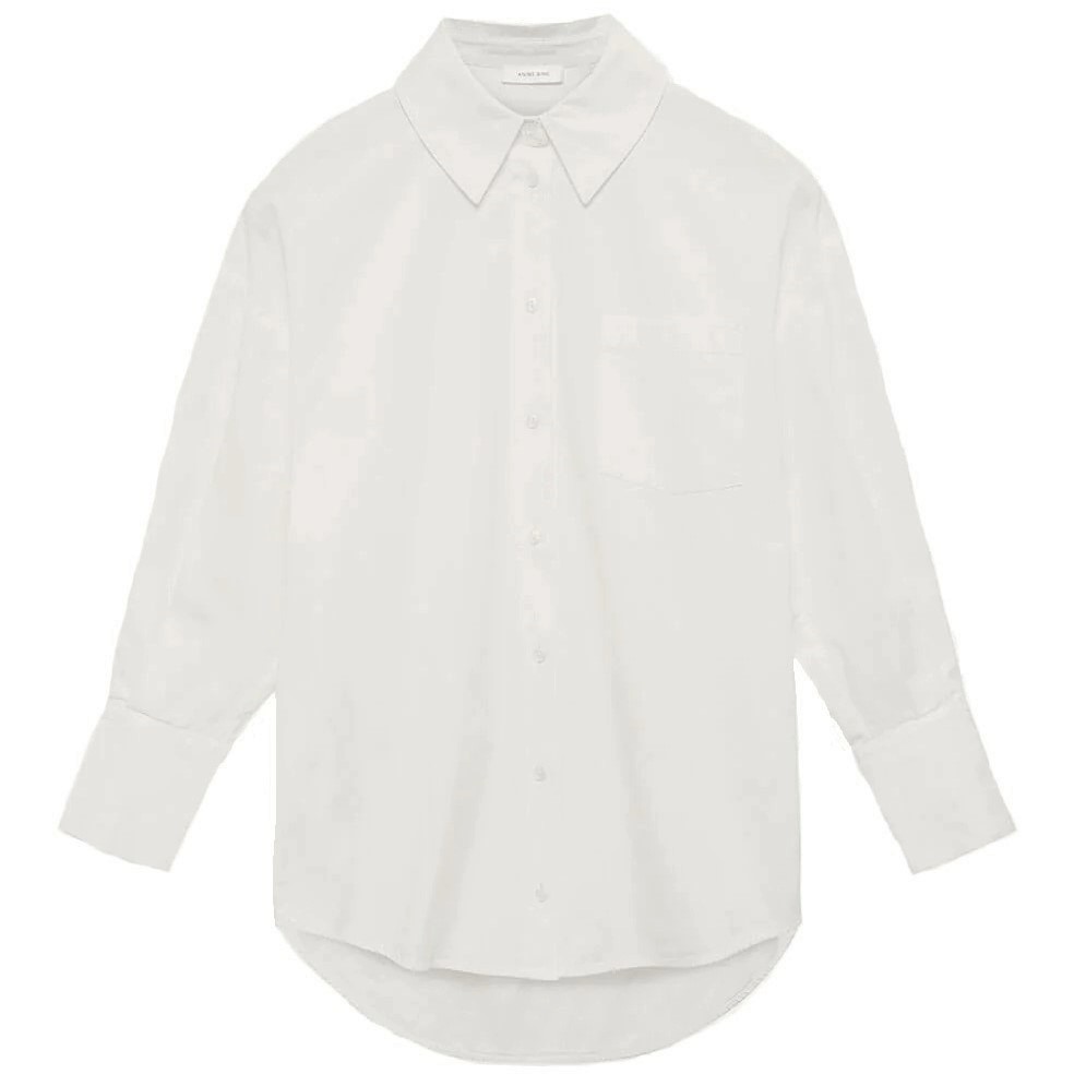 Anine Bing Cotton Shirt Mika Off White