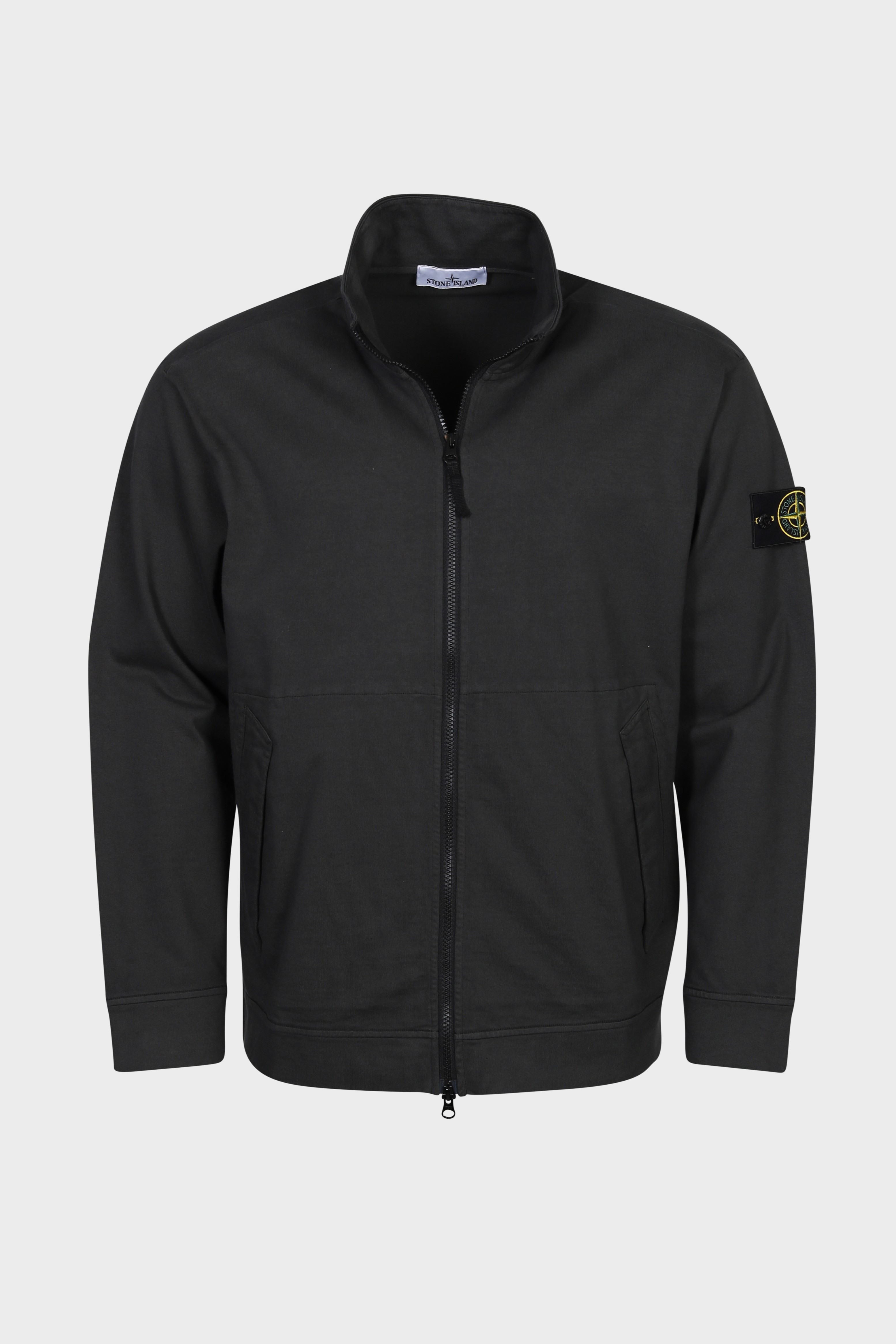 STONE ISLAND Zip Sweatshirt in Dark Grey