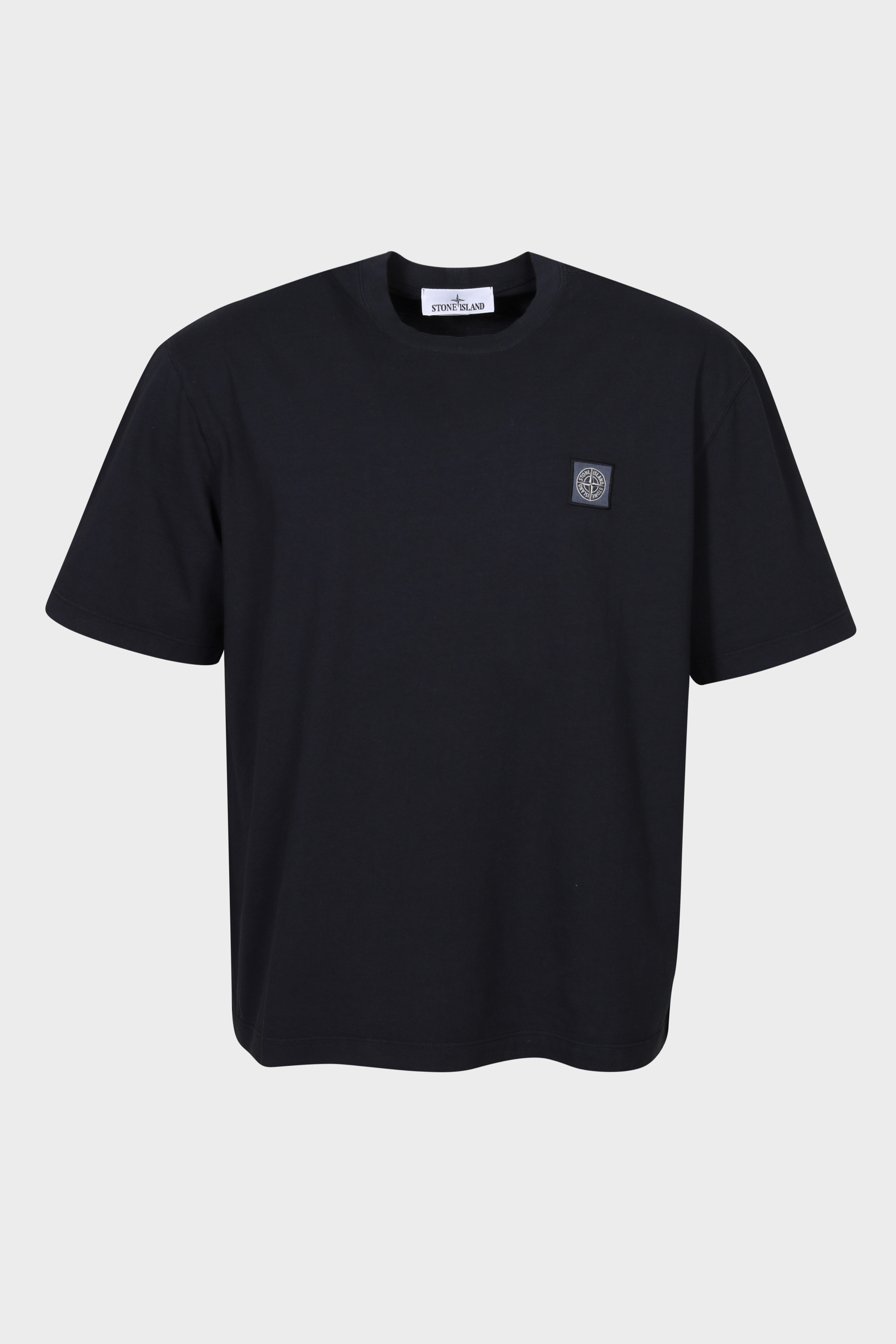 STONE ISLAND Loose Fit T-Shirt in Navy