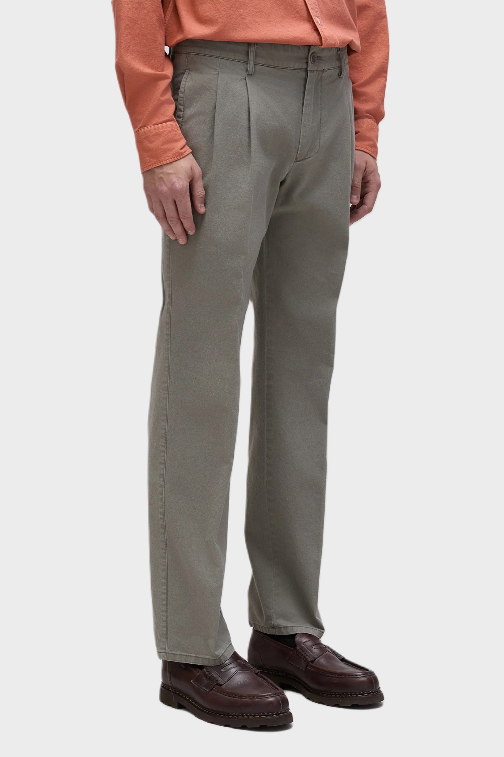 ASPESI Banana Gabardine Slim Pant in Colonial Beige