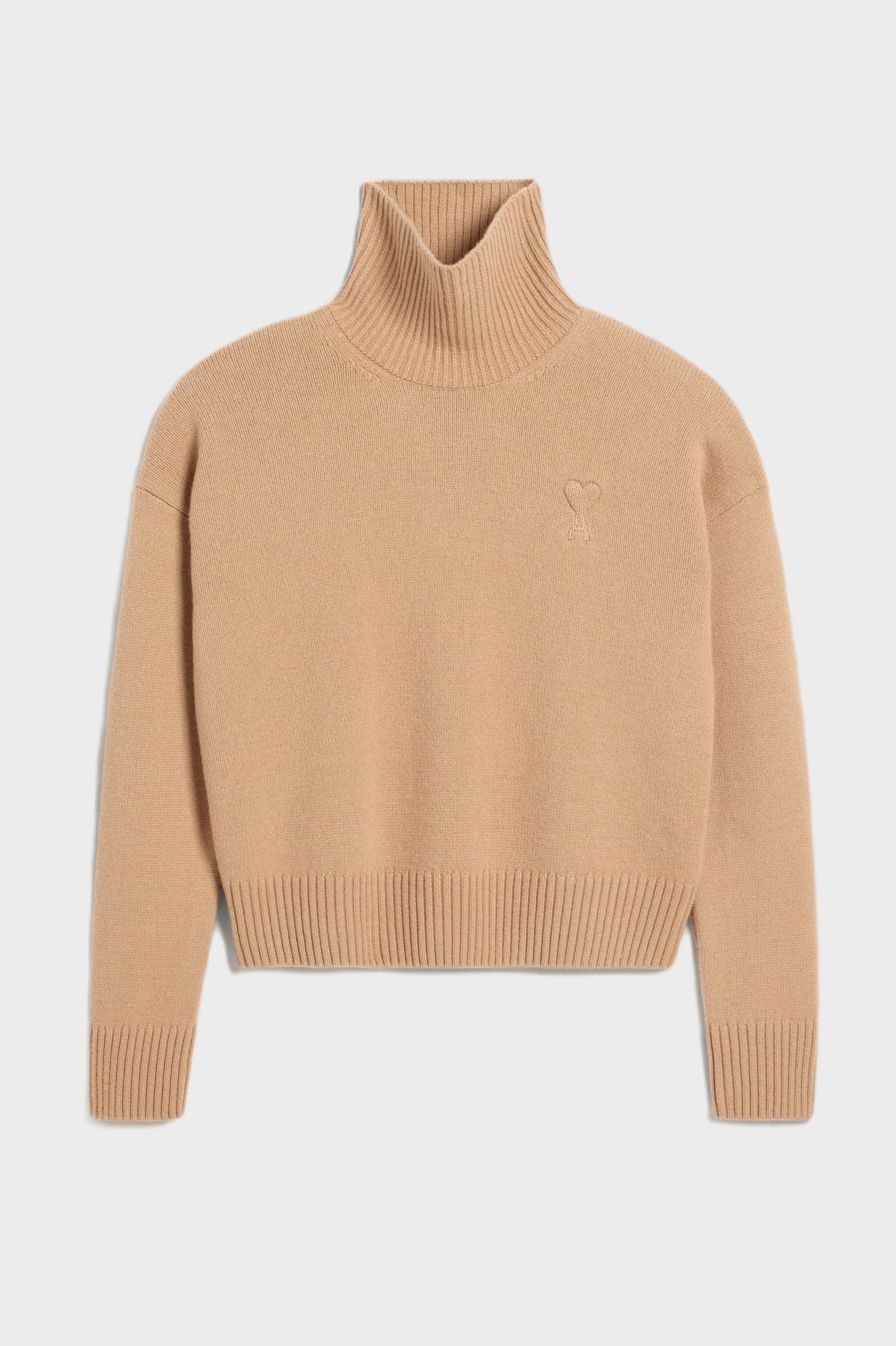 AMI PARIS de Coeur Funnel Neck Sweater