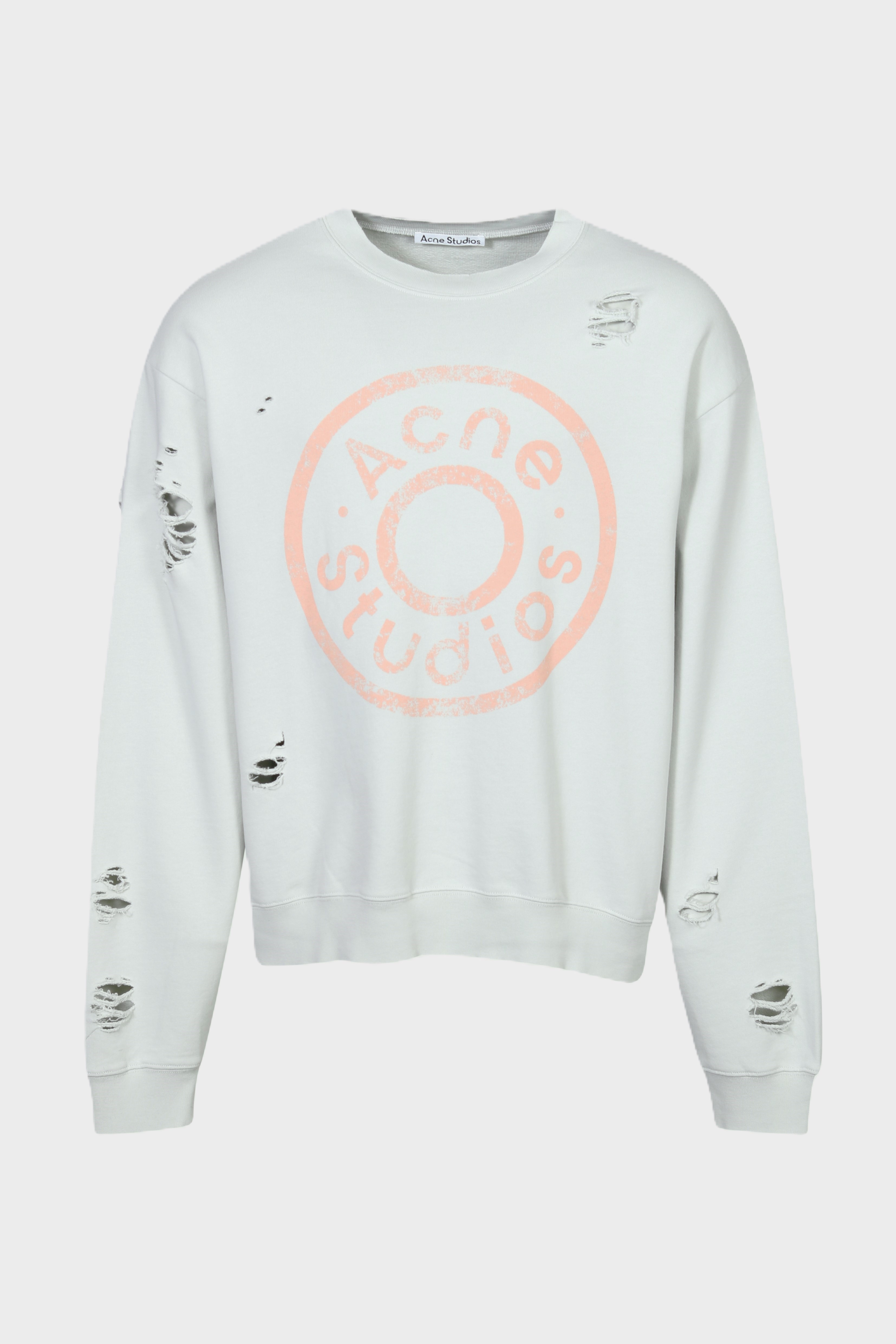 ACNE STUDIOS Logo Sweatshirt in Ice Blue