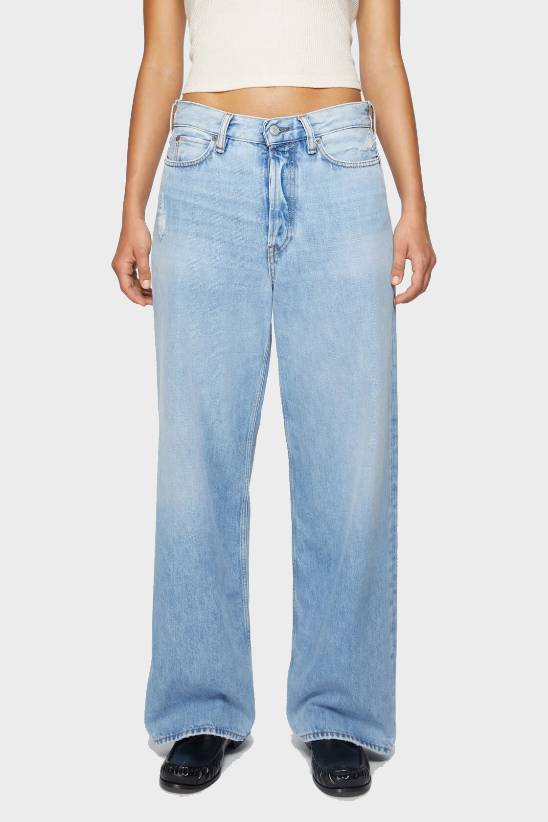 ACNE STUDIOS 1981F Jeans in Light Blue Vintage