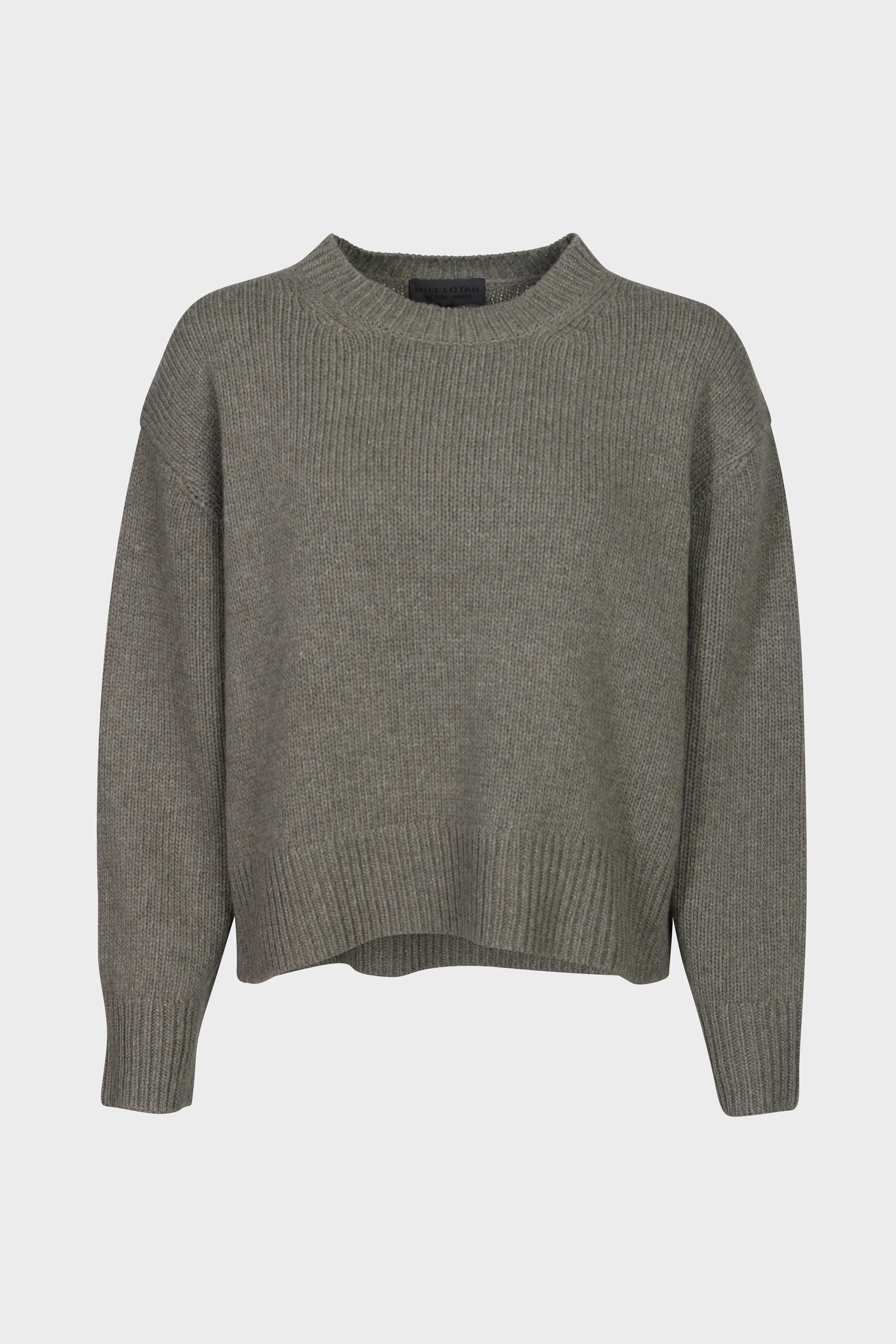 NILI LOTAN Haisley Knit Sweater in Army Green