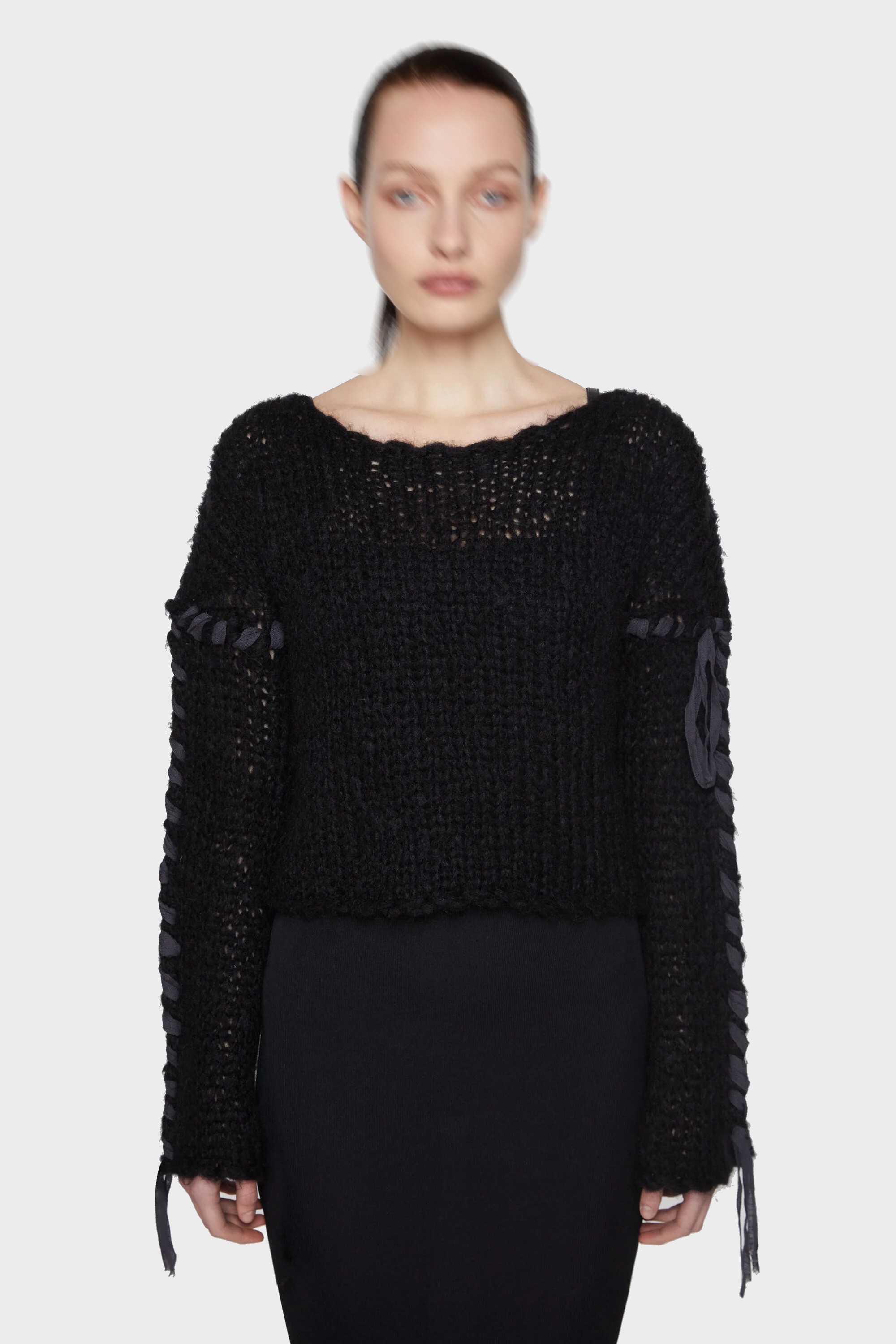 ACNE STUDIOS Mohair Sweater in Black