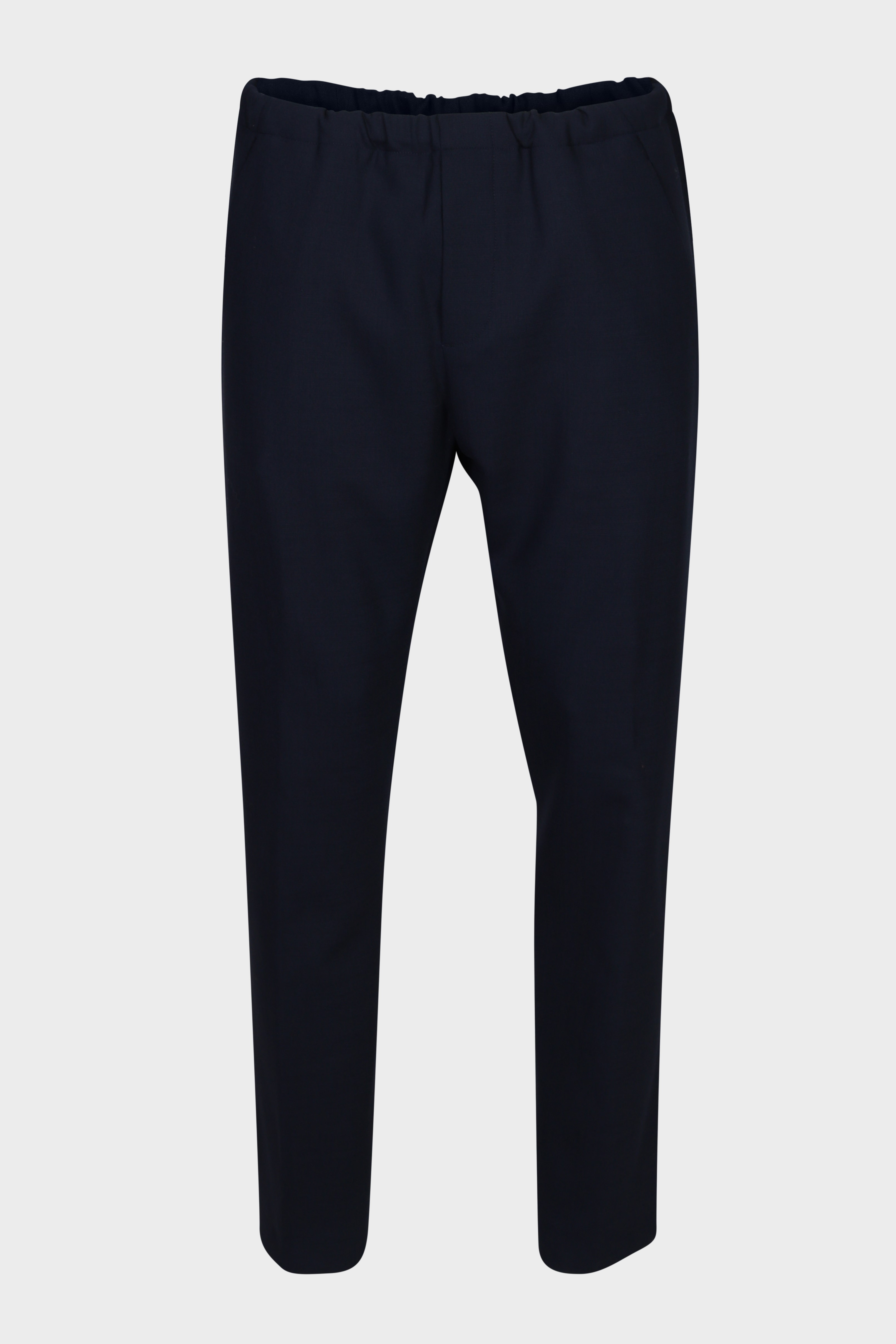 NINE:INTHE:MORNING Mirko Wool Stretch Pant in Dark Navy