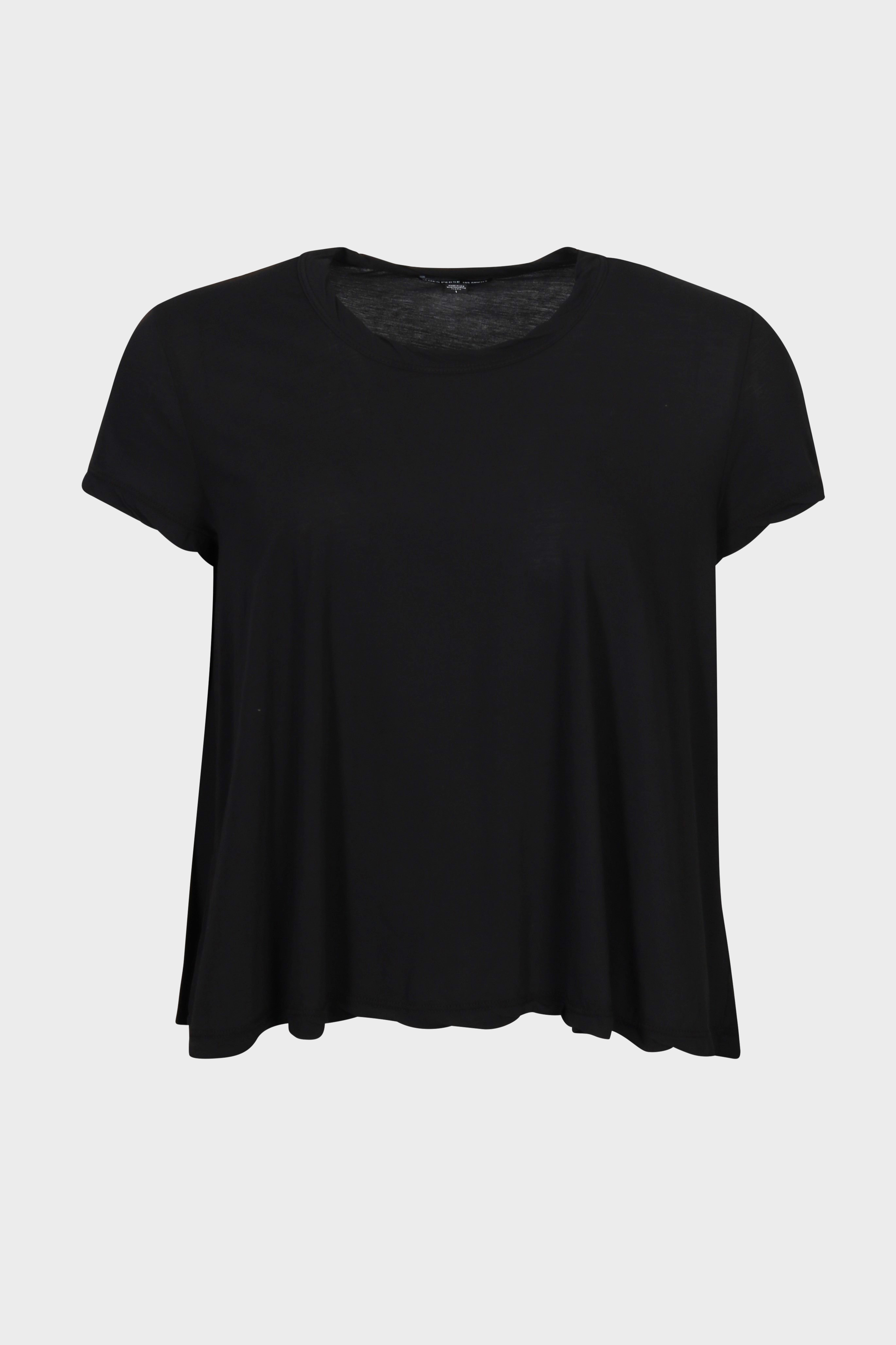 JAMES PERSE High Gauge A-Line T-Shirt in Black