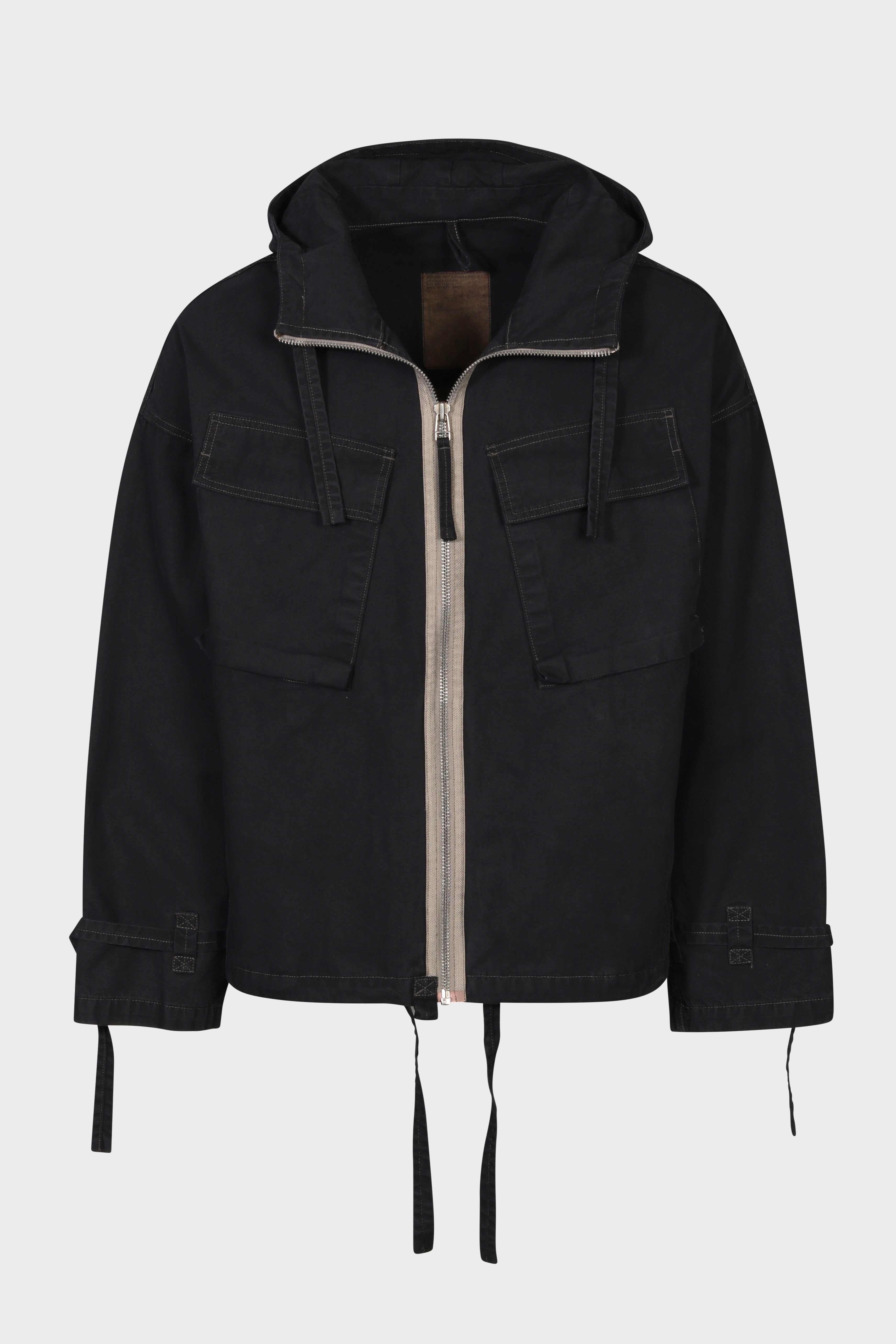 APPLIED ART FORMS Oversize Okayama Smock Jacket in Black