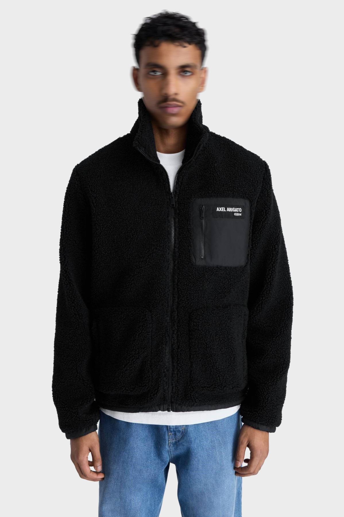 AXEL ARIGATO Billie Fleece Jacket in Black