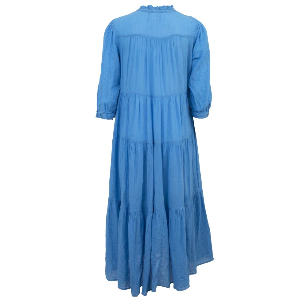 HONORINE Long Giselle Dress in French Blue M