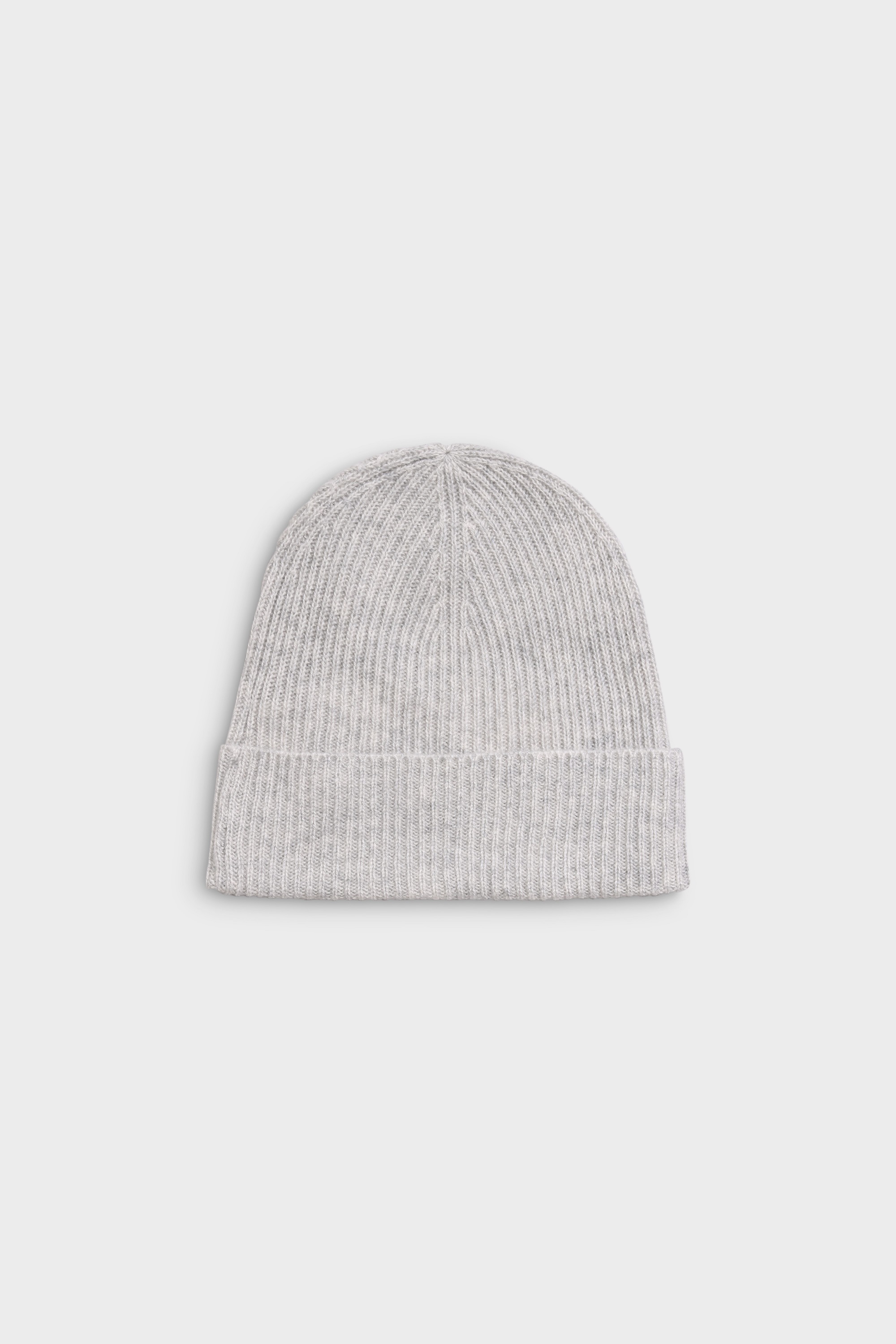 ABSOLUT CASHMERE Beanie Maeve in Light Heather Grey