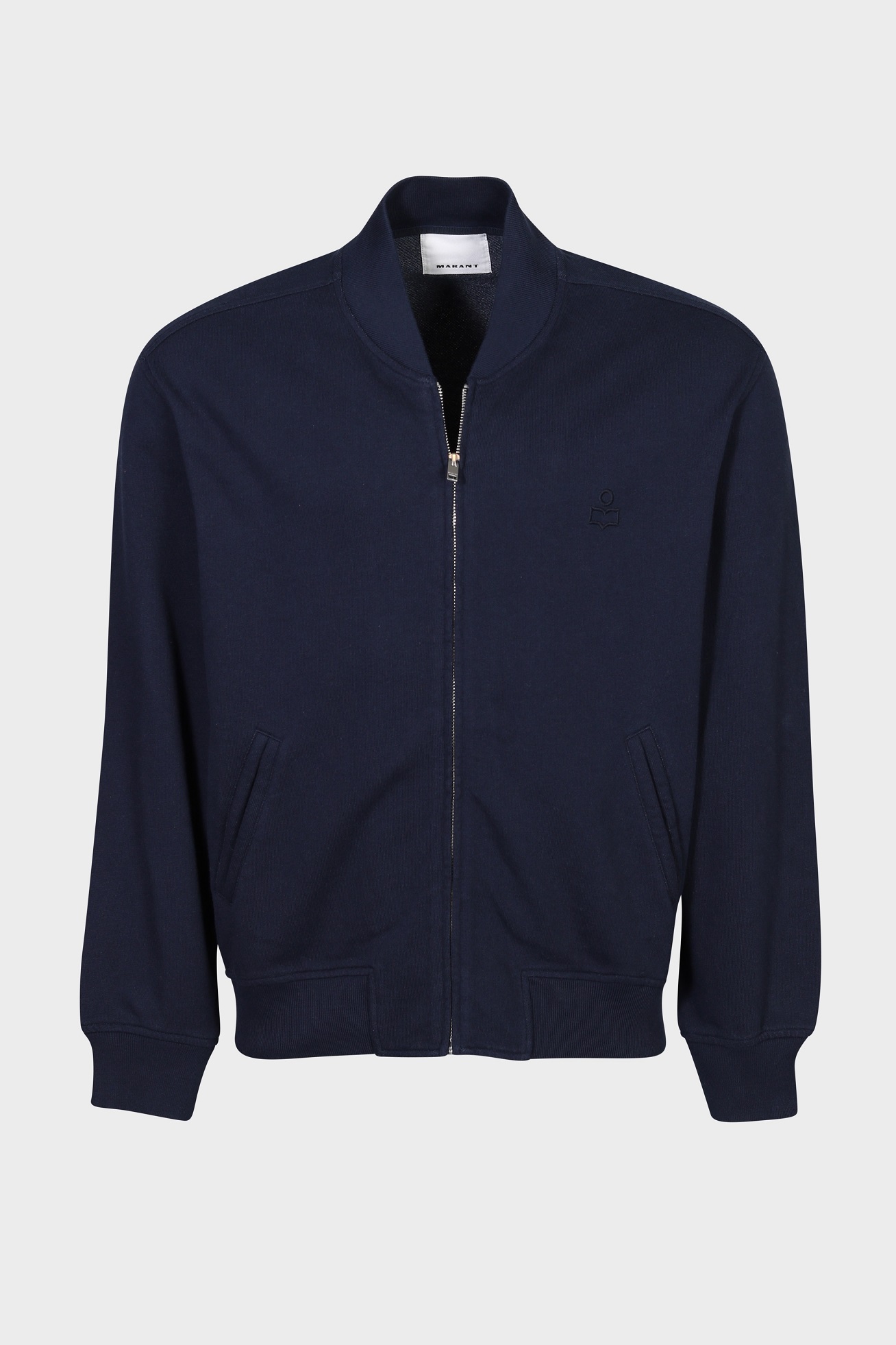 ISABEL MARANT Marty Sweat Bomber Jacket in Midnight