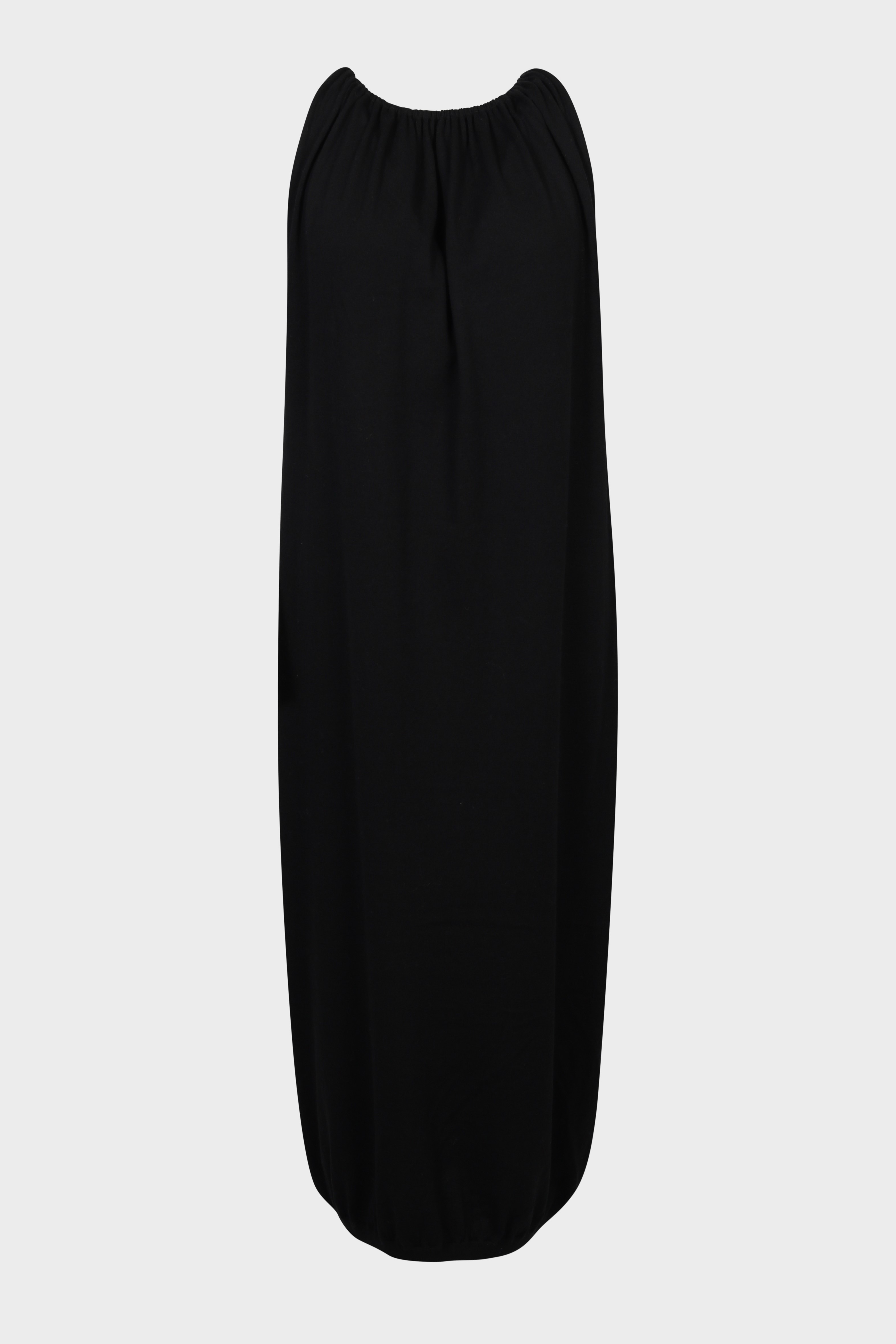 FRENCKENBERGER Long Drape Dress in Black