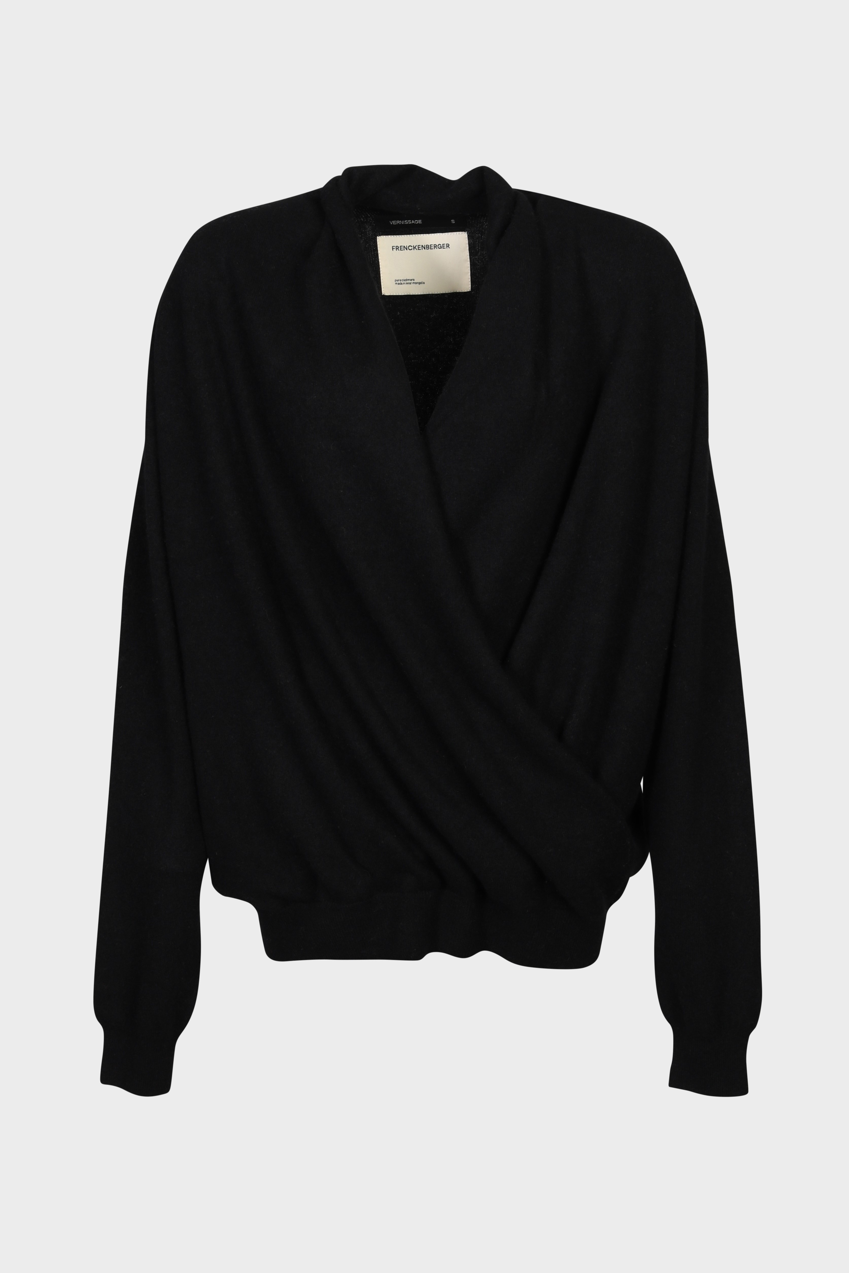 FRENCKENBERGER Cross Sweater in Black