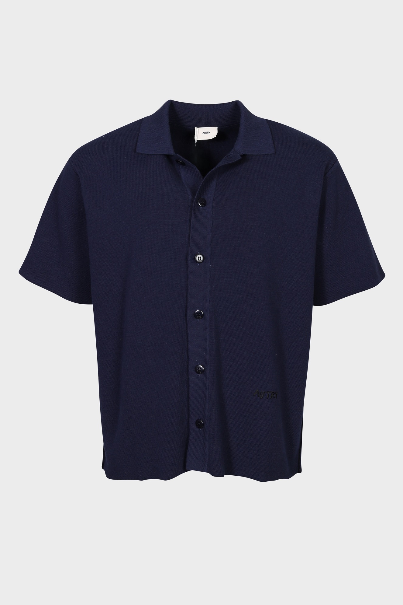 AUTRY ACTION SHOES Short Sleeve Knit Shirt in Blue