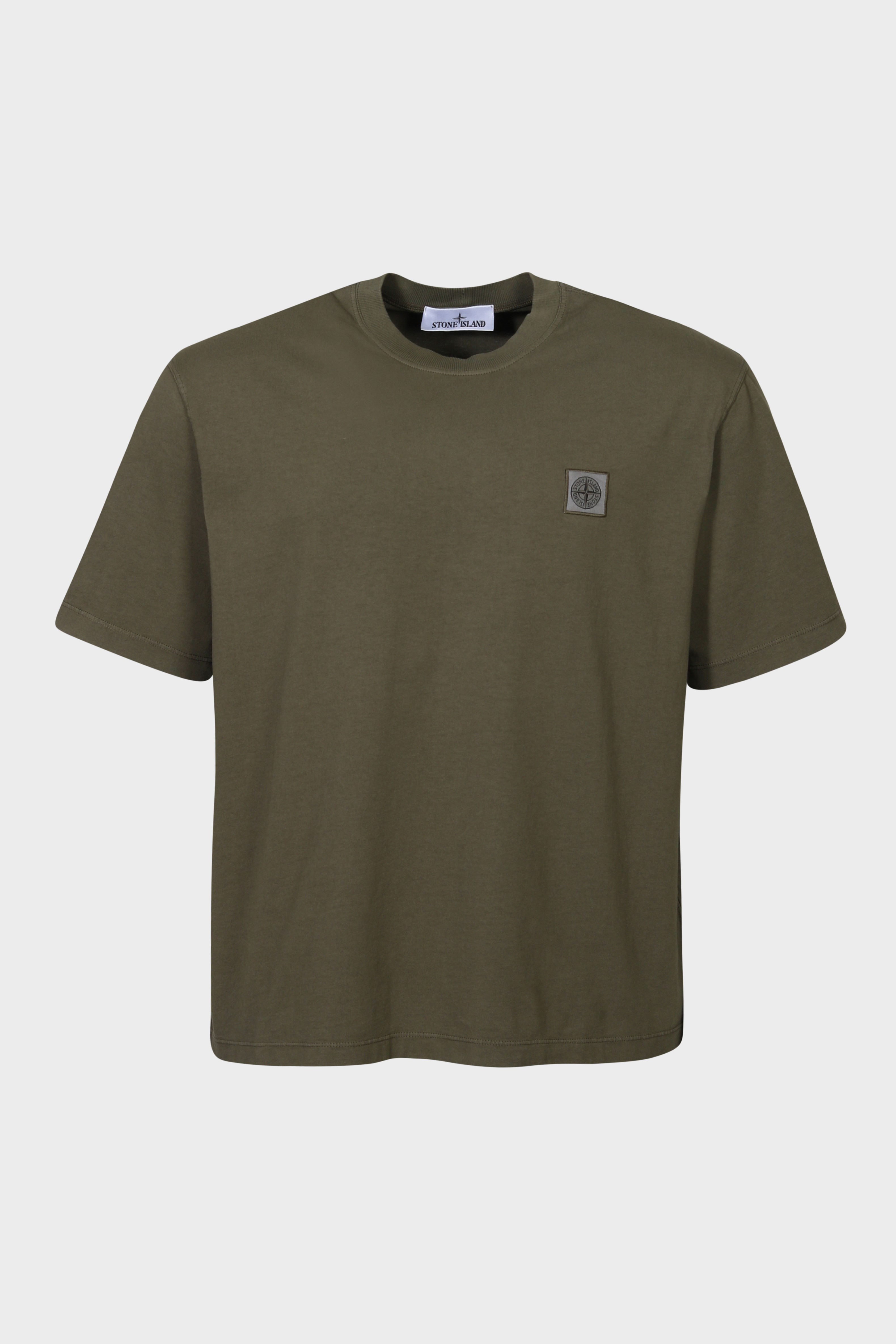 STONE ISLAND Loose Fit T-Shirt in Khaki