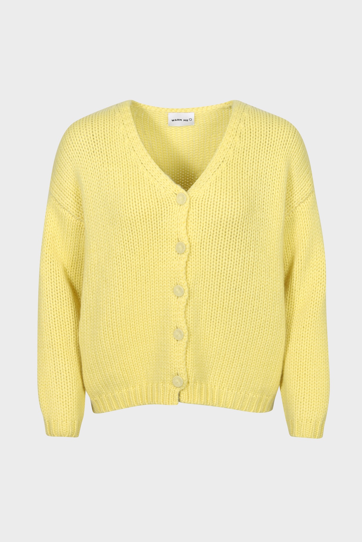 WARM ME Cashmere Cardigan ChloeCardi in Yellow